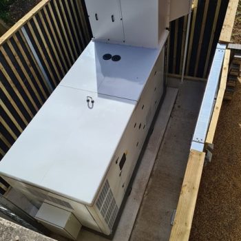 Acoustic Enclosure at Princess Anne Hospital from Above