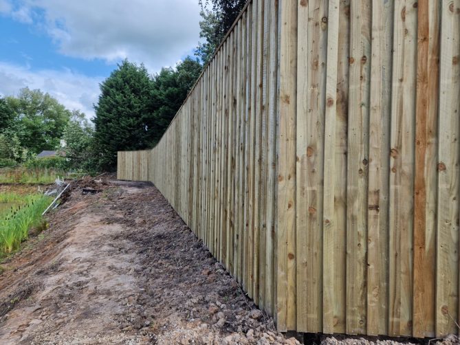 Reflective Sound Screen at Euroscape Industries, Adlington 2